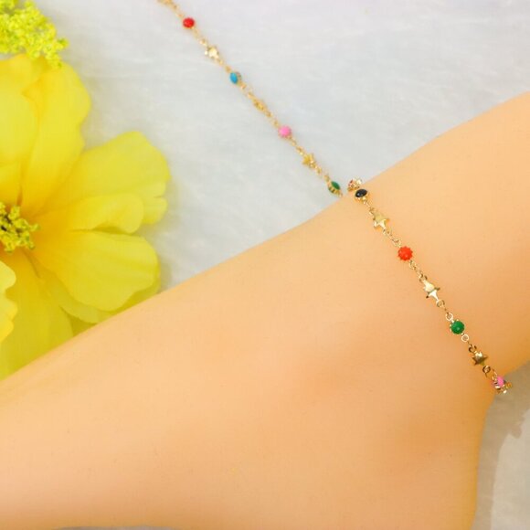 "Minimalist Anklet, Sleek & Modern Design, Women’s Fashion, YC110056-A - Picture 7 of 10